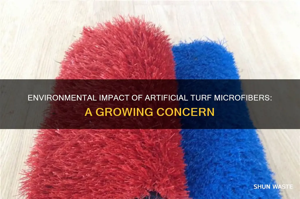 how does artificial turf microfibers affect the environment