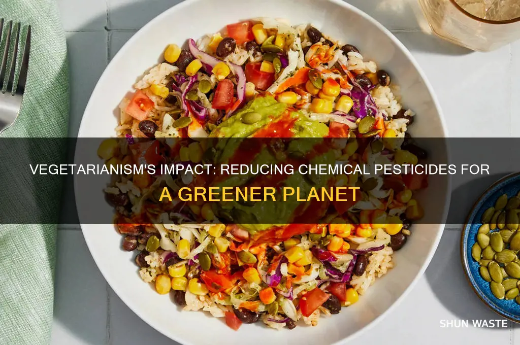 how does being a vegetarian affect the environment chemical pesticides