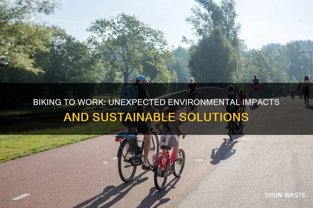 how does biking to work hurt the environment