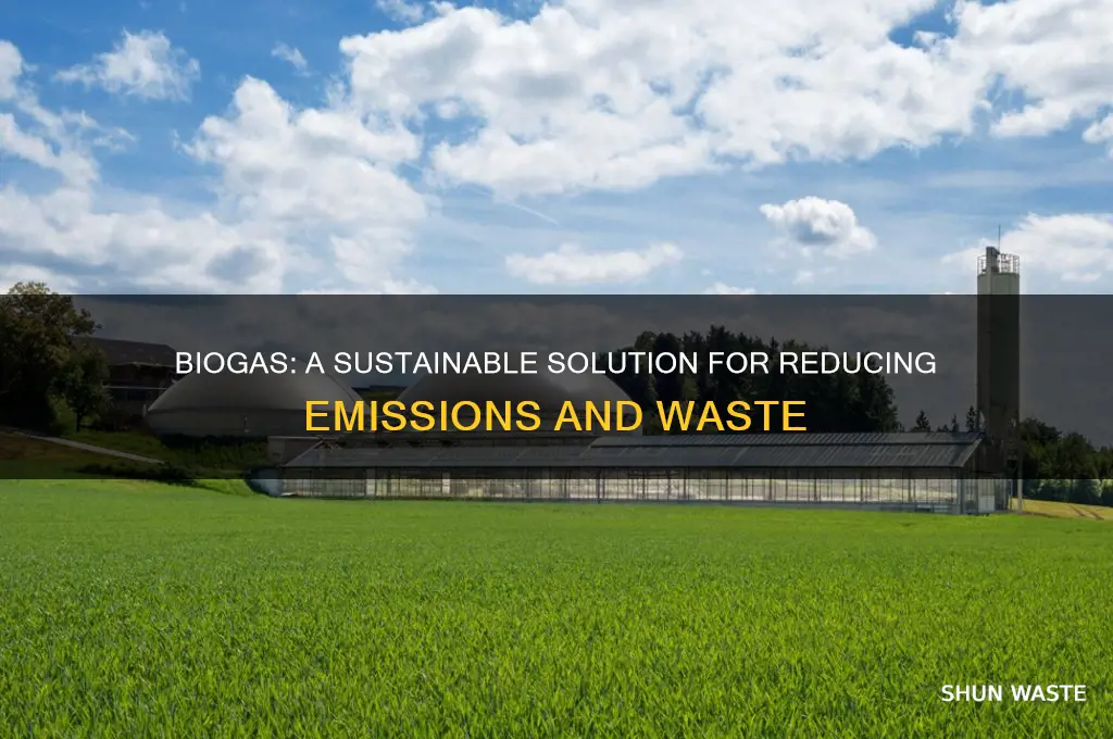 how does biogas help the environment