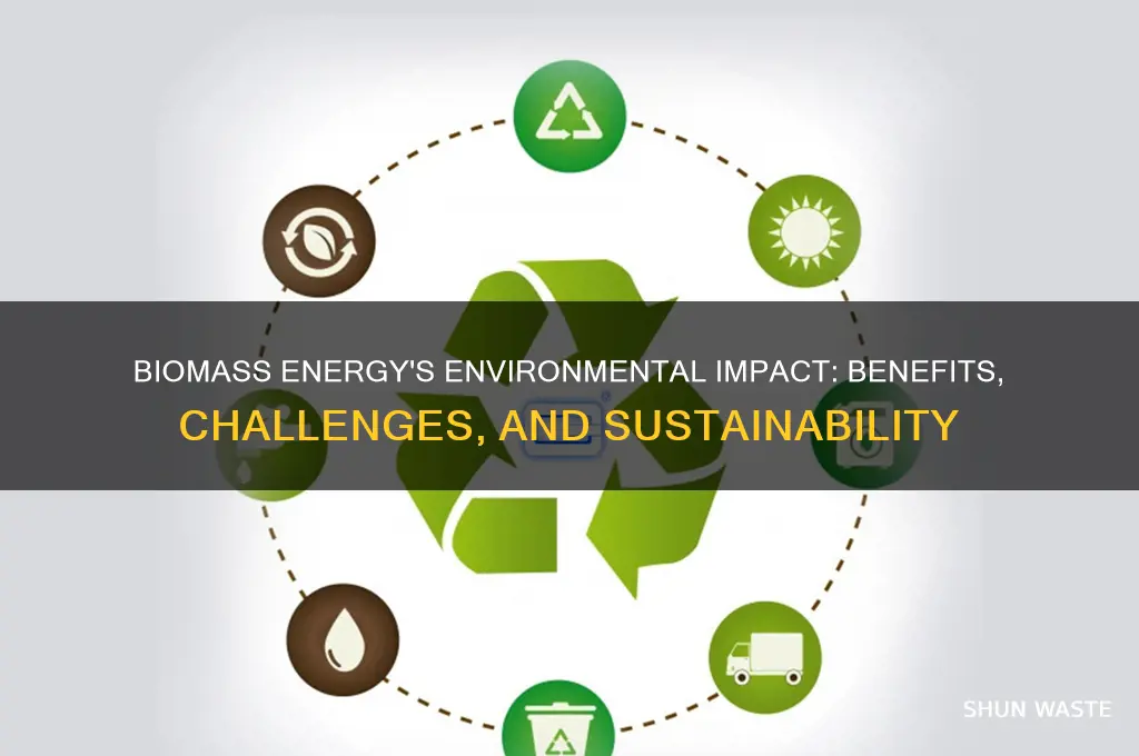 how does biomass energy affect the environment