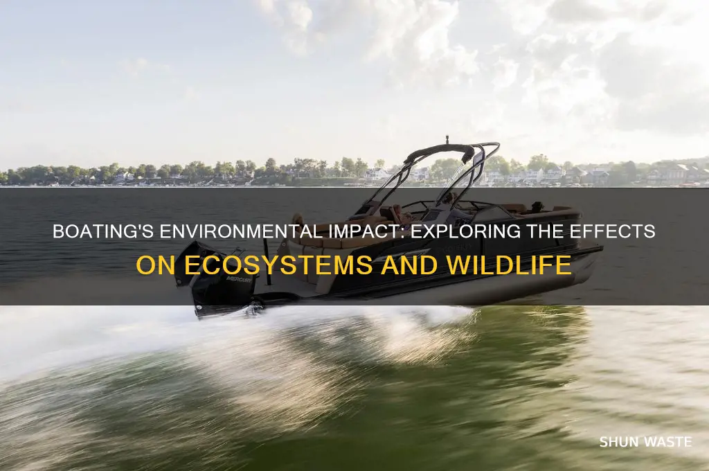how does boating affect the environment