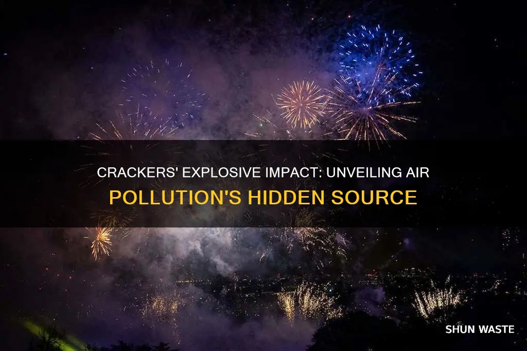 how does bursting crackers cause air pollution