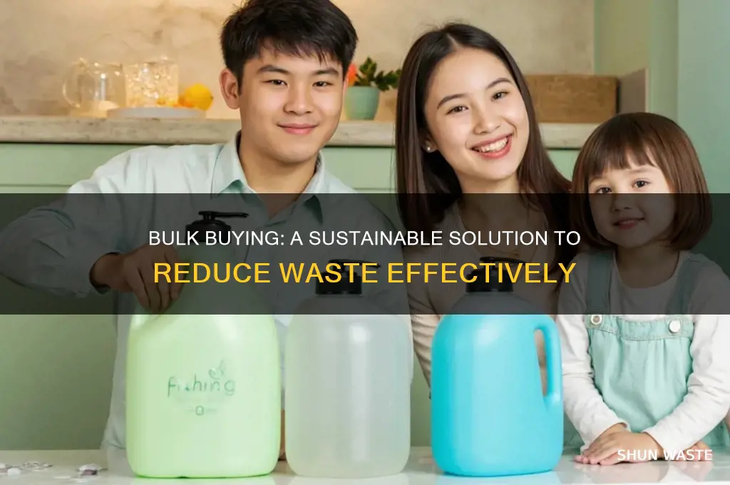 how does buying in bulk reduce waste