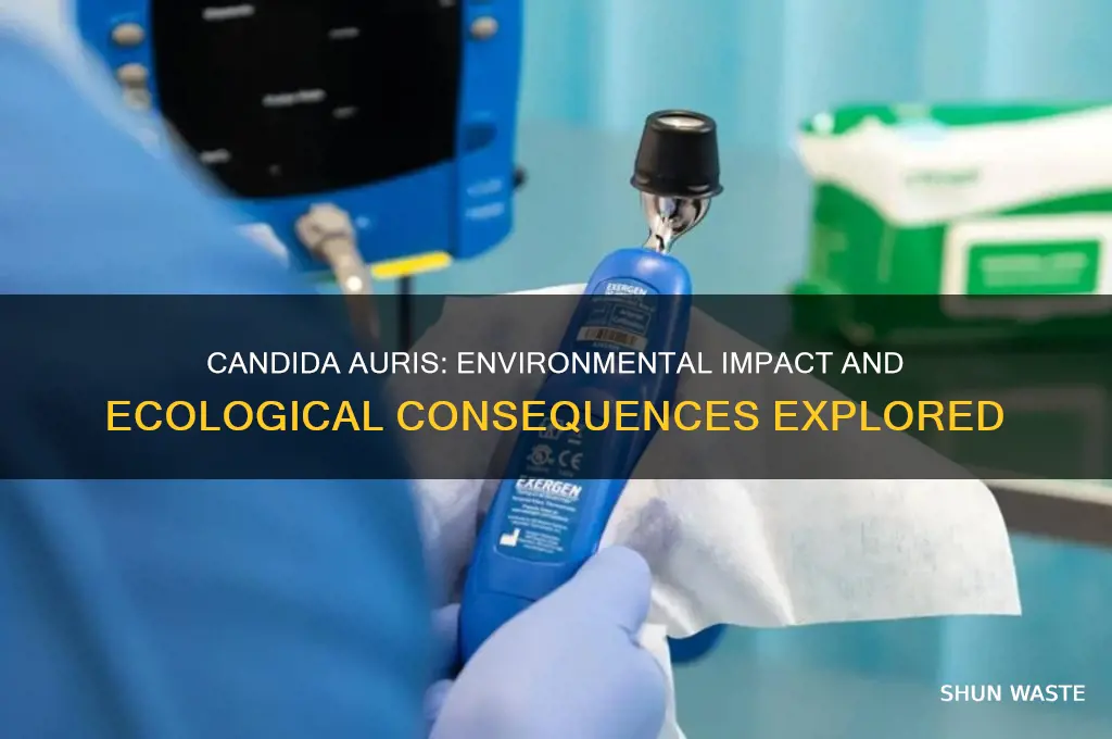 how does candida auris affect the environment