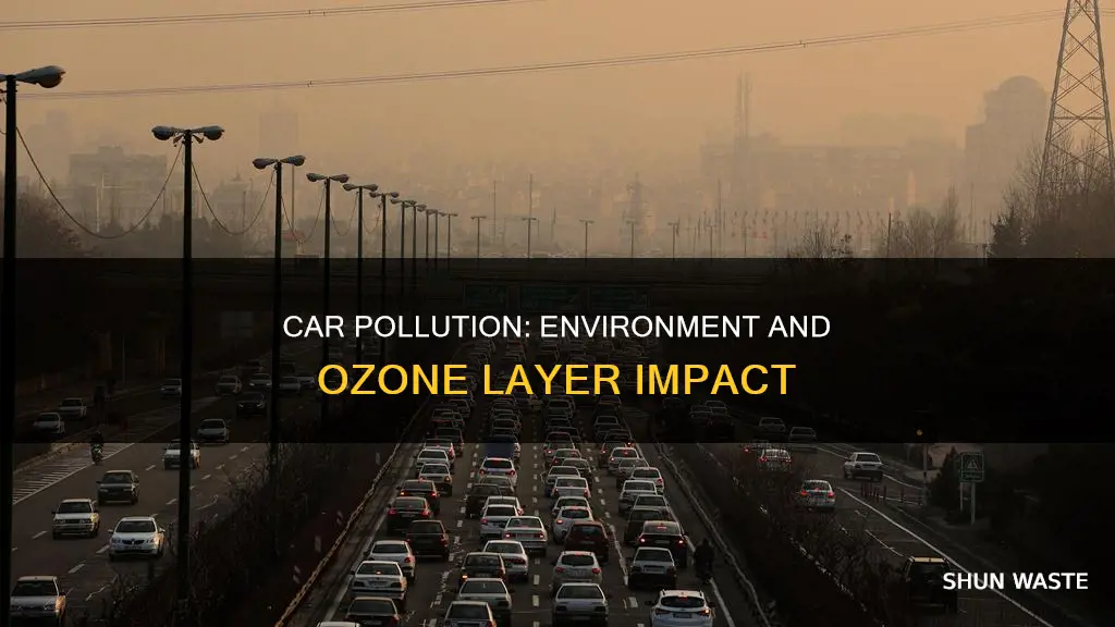 how does car pollution affect the environment & ozone layer