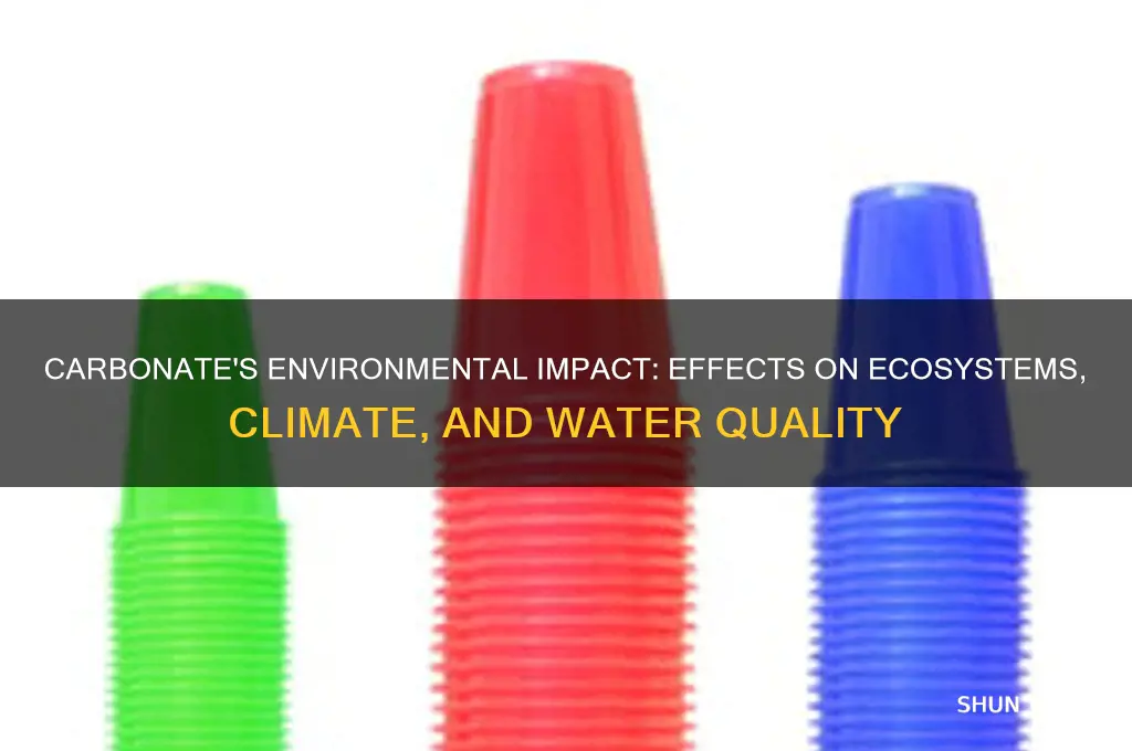 how does carbonate affect the environment