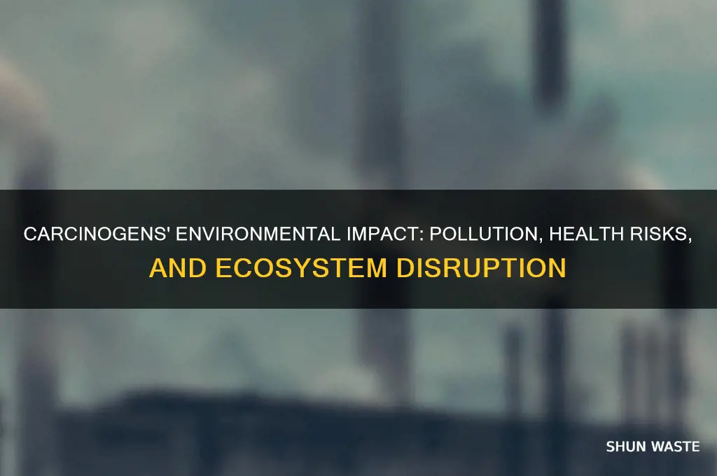 how does carcinogens affect the environment