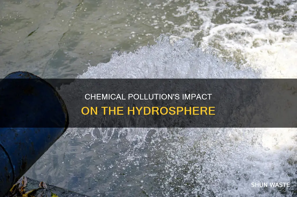 how does chemical pollution affect the hydrosphere