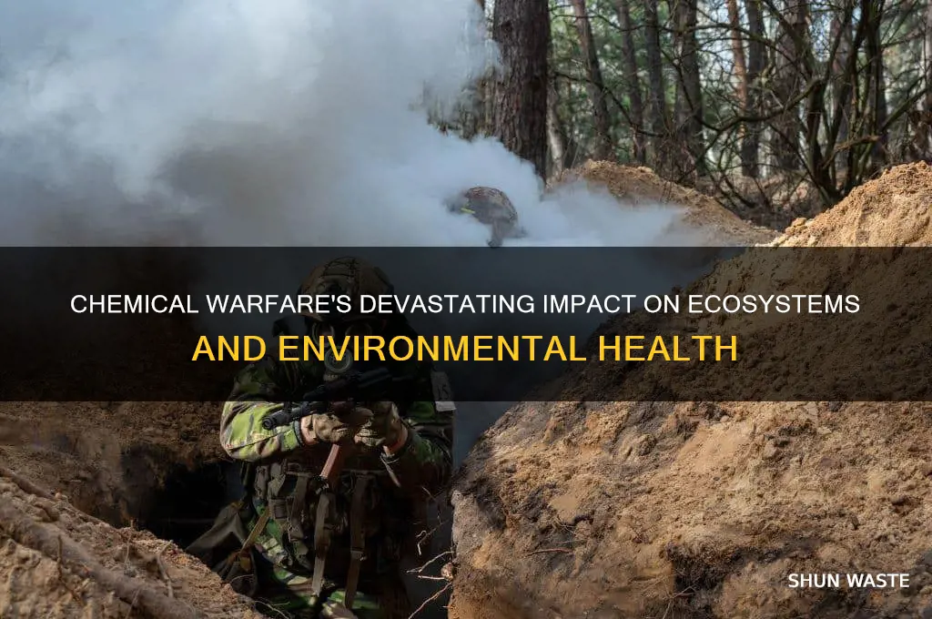 how does chemical warfare affect the environment