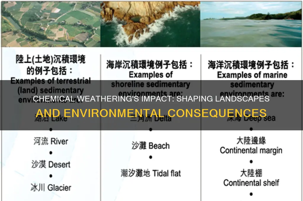 how does chemical weathering affect the environment