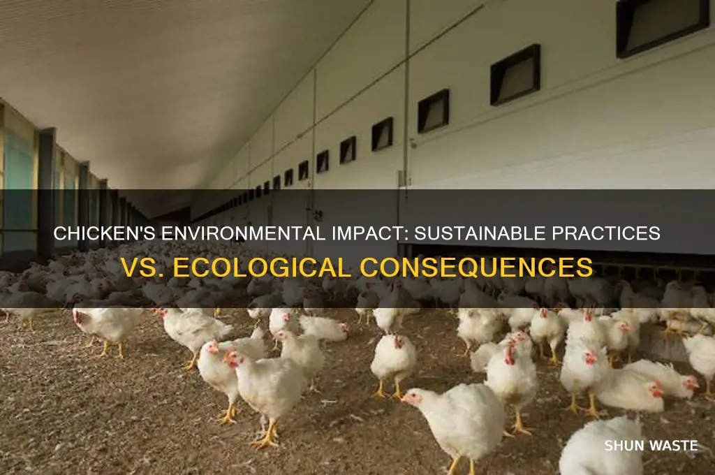 how does chicken affect the environment