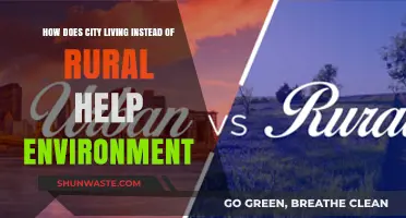Urban Living: How Cities Outshine Rural Areas in Environmental Impact