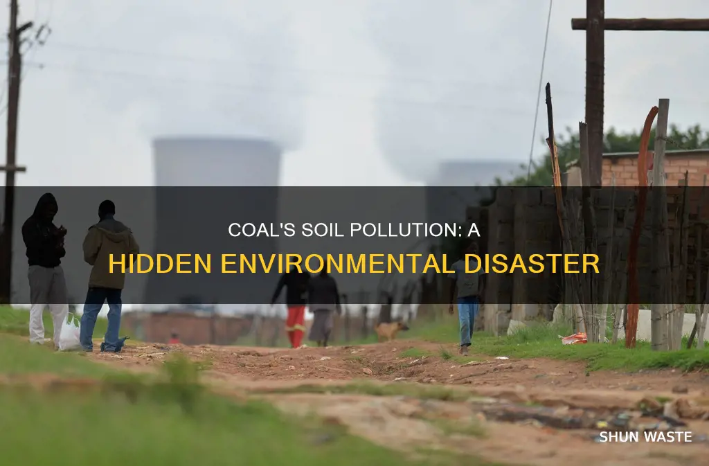 how does coal pollute soil