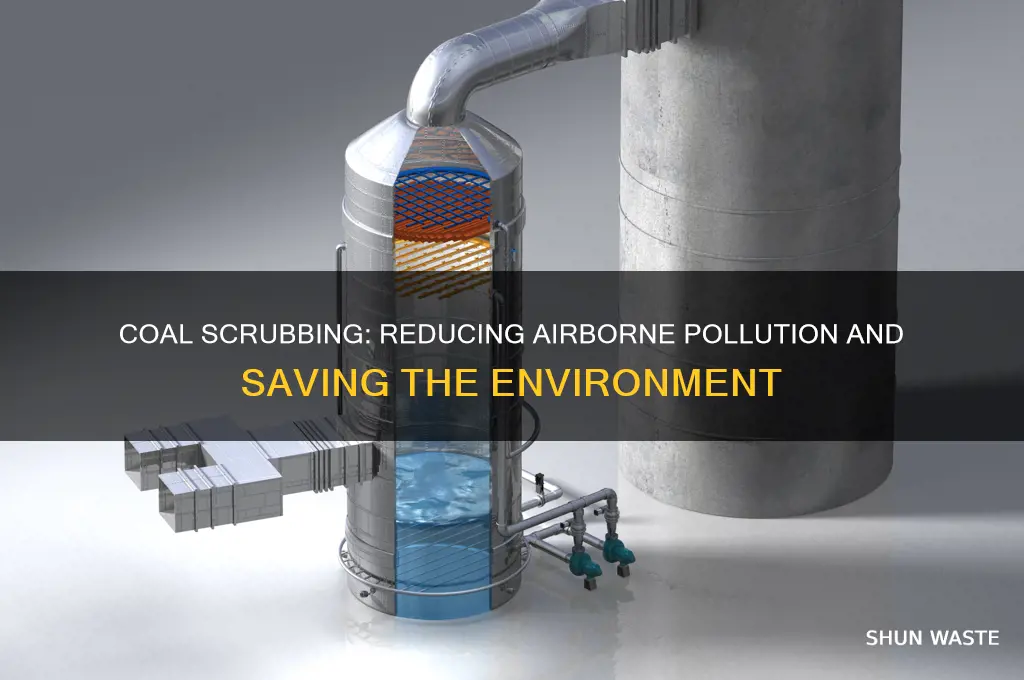 how does coal scrubbing help reduce airborne pollution