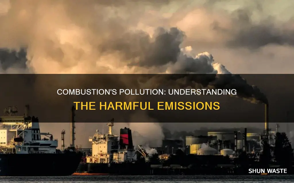 how does combustion cause pollution