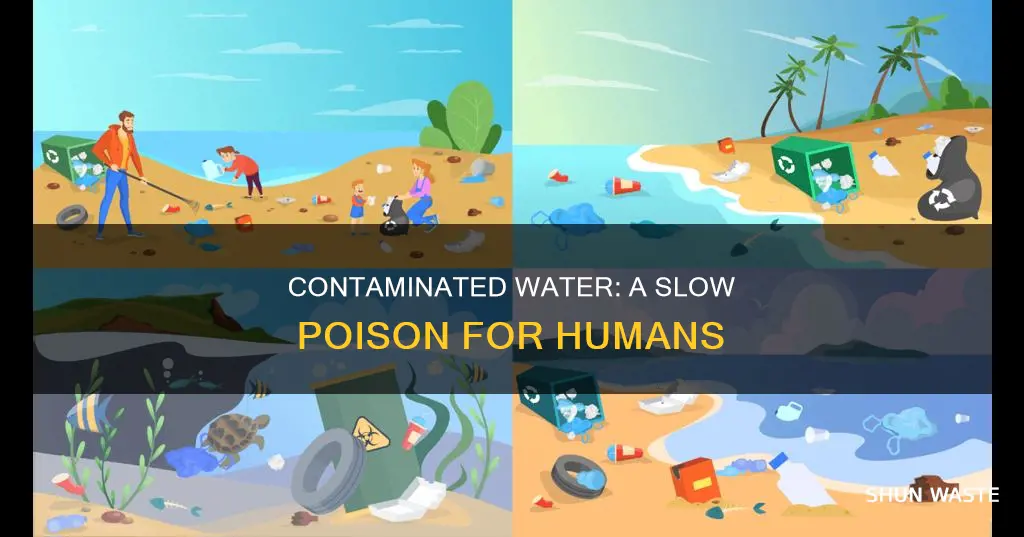 how does contaminated water affect humans