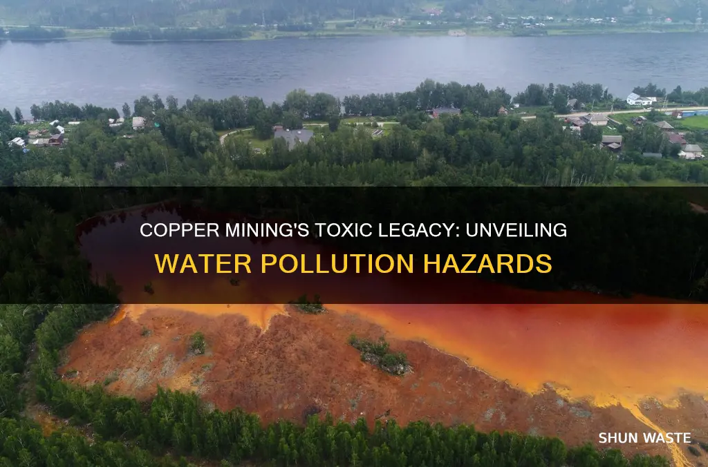 how does copper mining cause water pollution