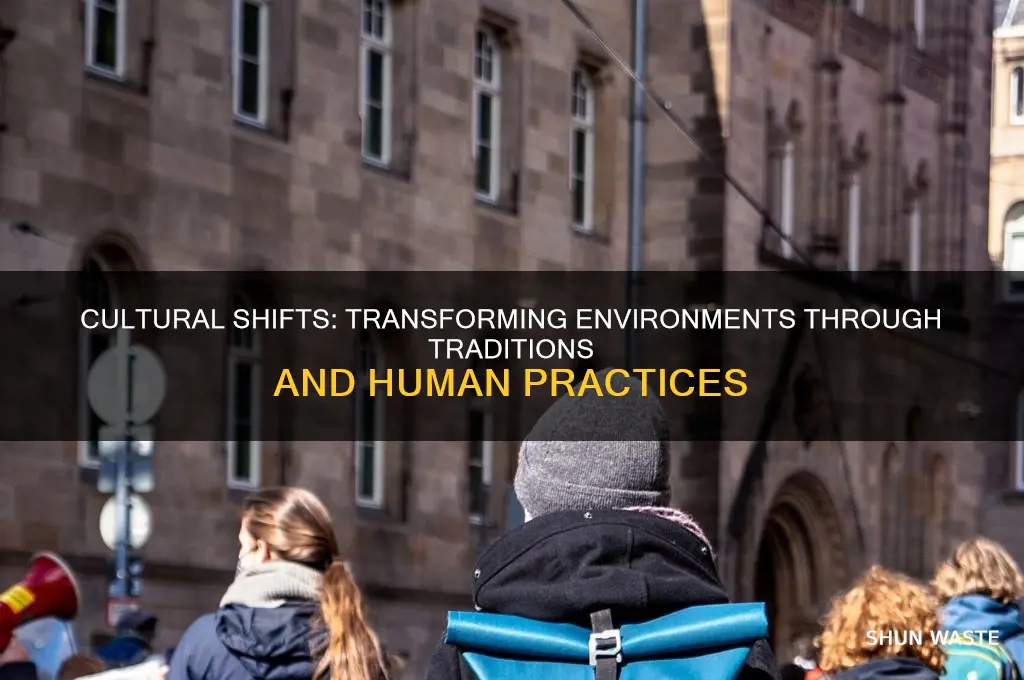 how does culture change the environment