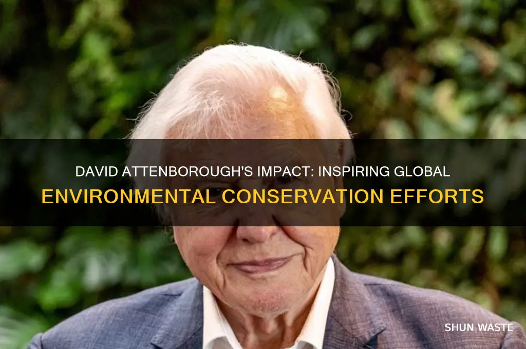 how does david attenborough help the environment