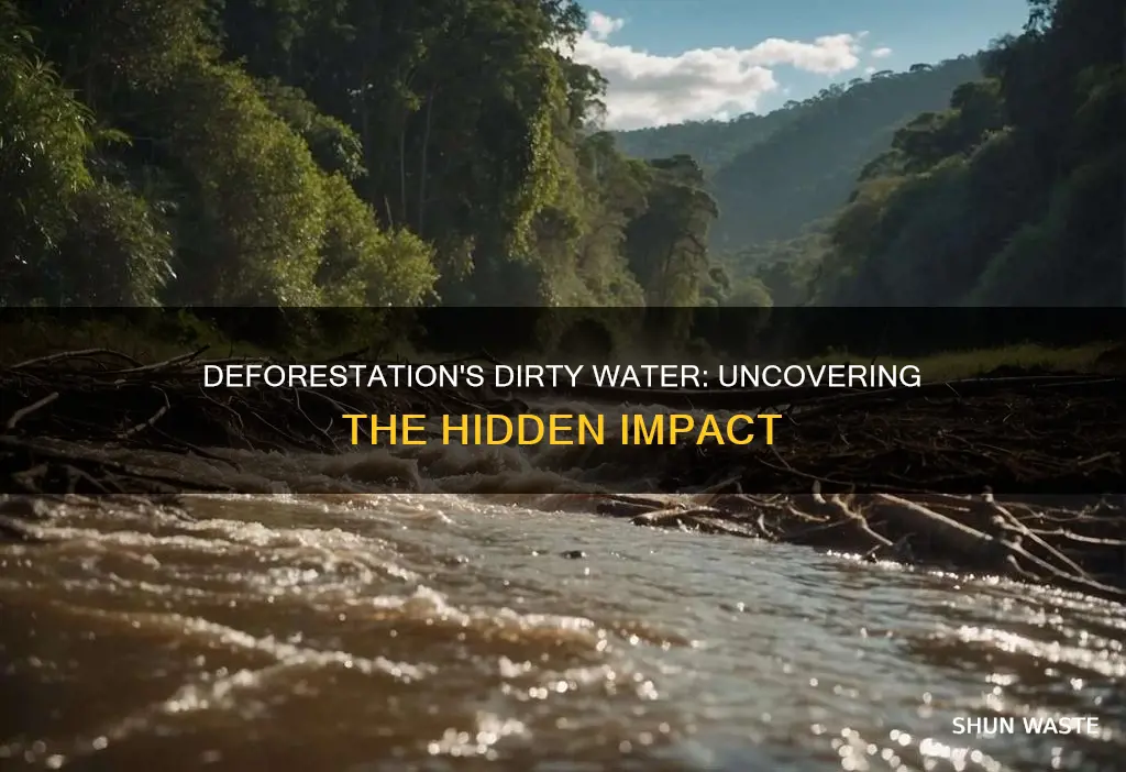 how does deforestation pollute water