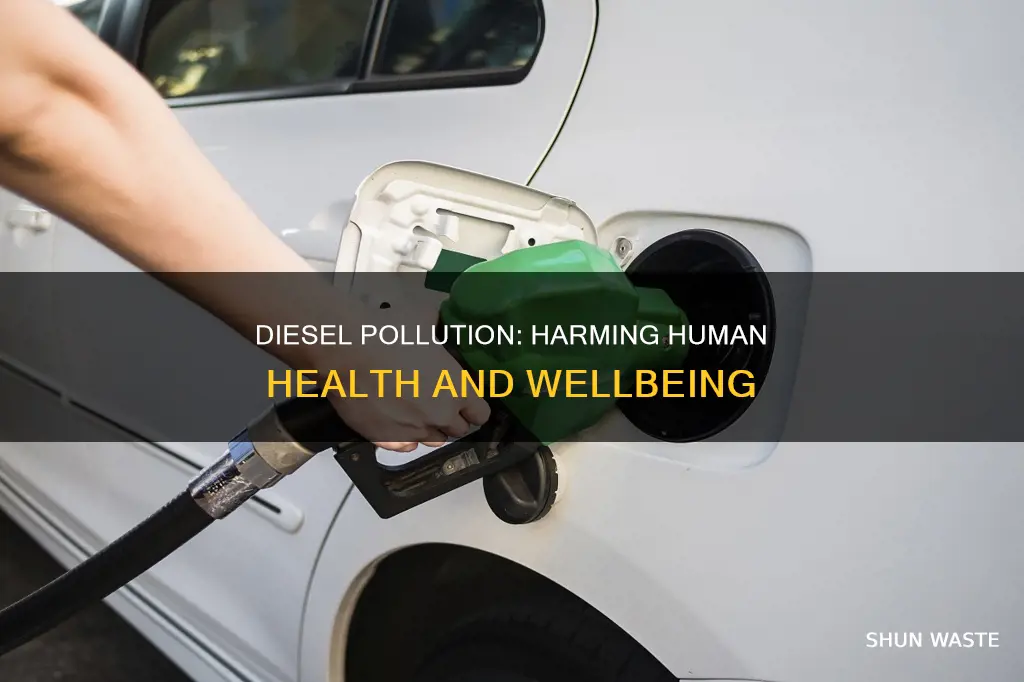 how does disiel pollution affect people