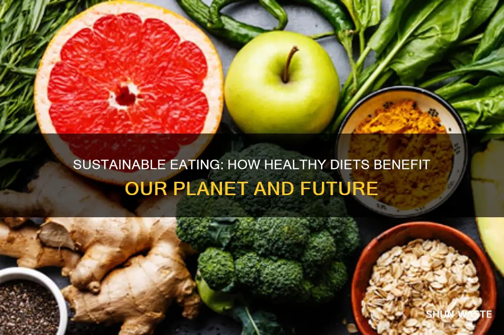how does eating healthy help the environment