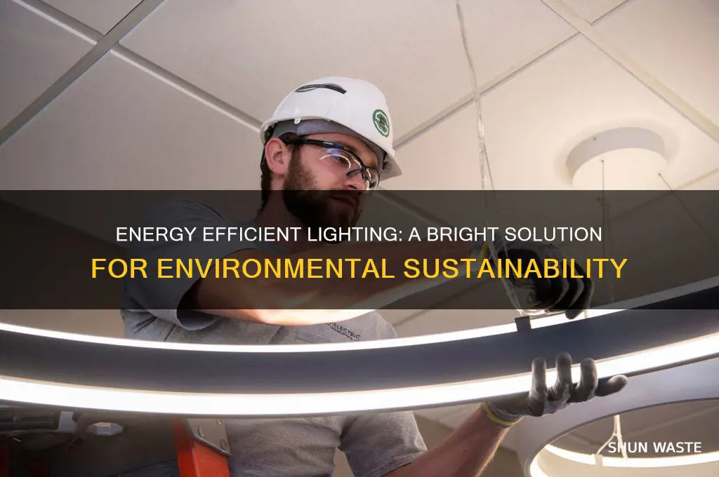 how does energy efficient lighting help the environment
