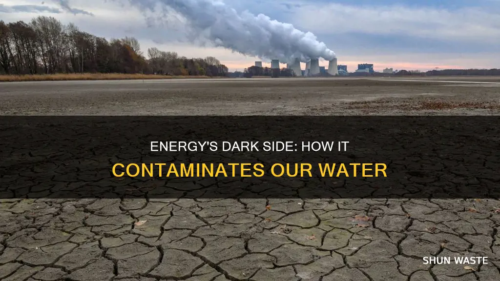 how does energy pollute water