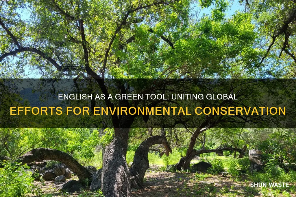 how does english help the environment