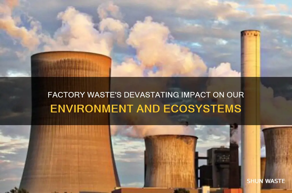 how does factory waste affect the environment