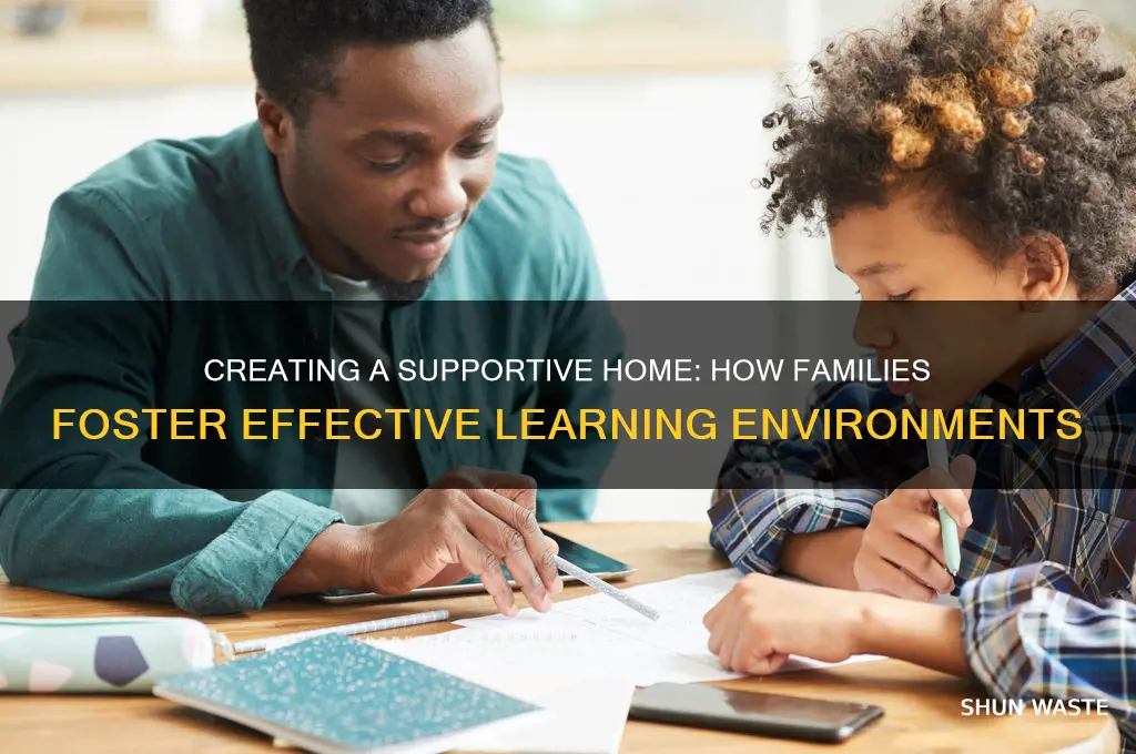 how does family set a good learning environment