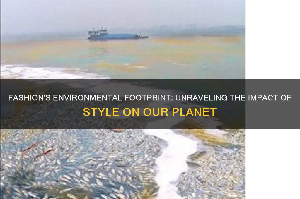 how does fashion impact the environment