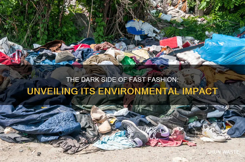 how does fast fashion cause pollution