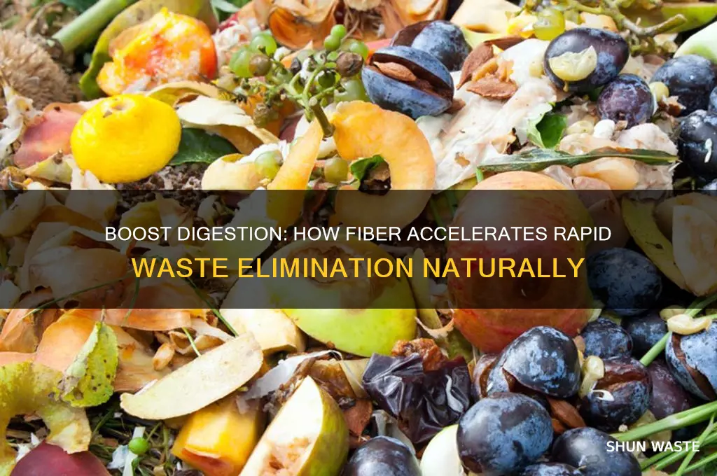 how does fiber increase rapid waste loss