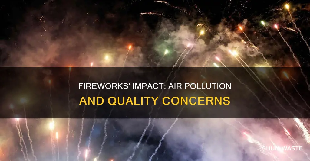 how does fireworks affect air pollution