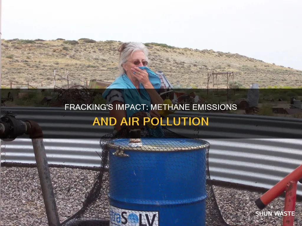 how does fracking pollute the air methane emissions