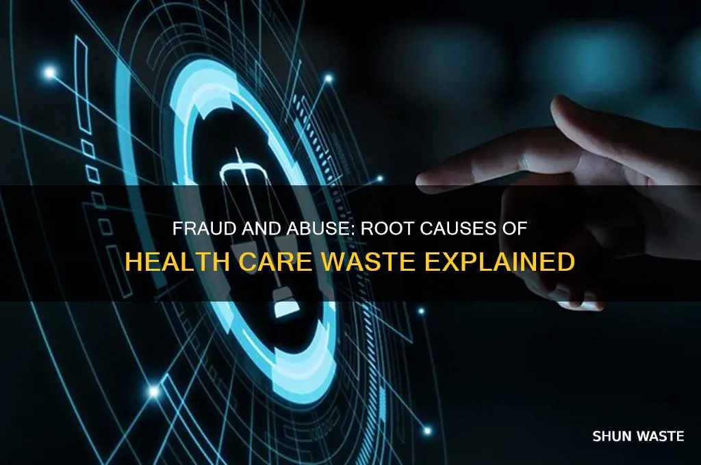 how does fraud and abuse cause health care waste