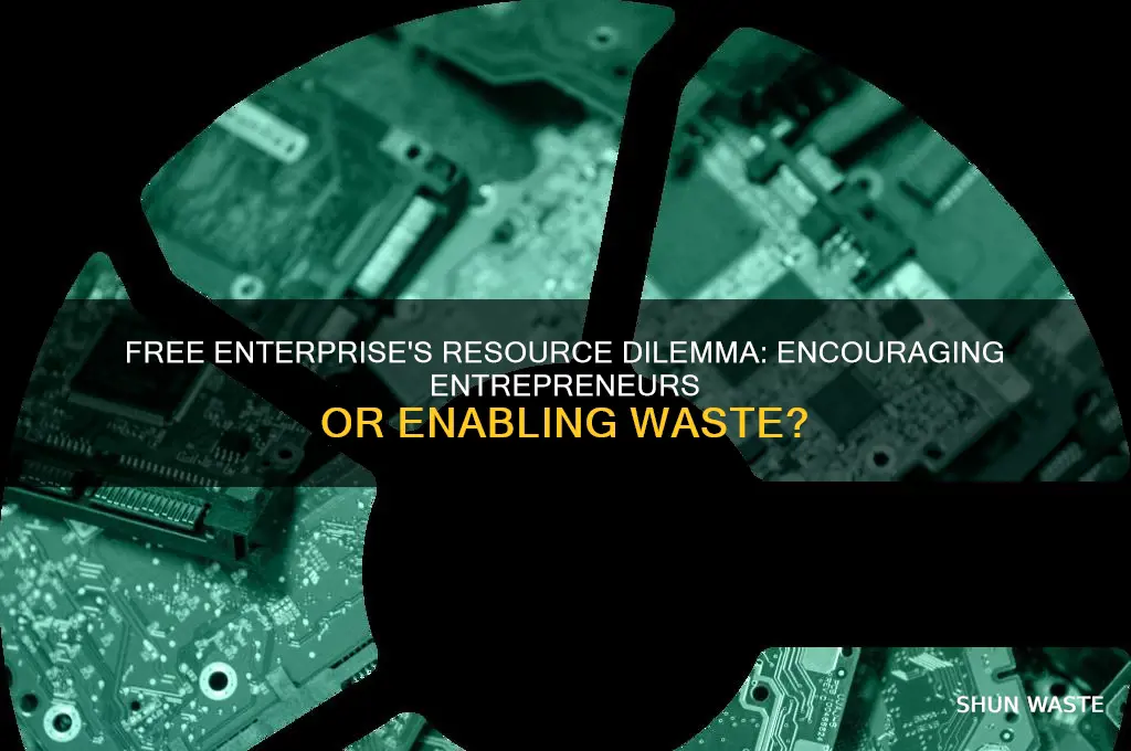 how does free enterprise encourage entrepreneurs who waste resources