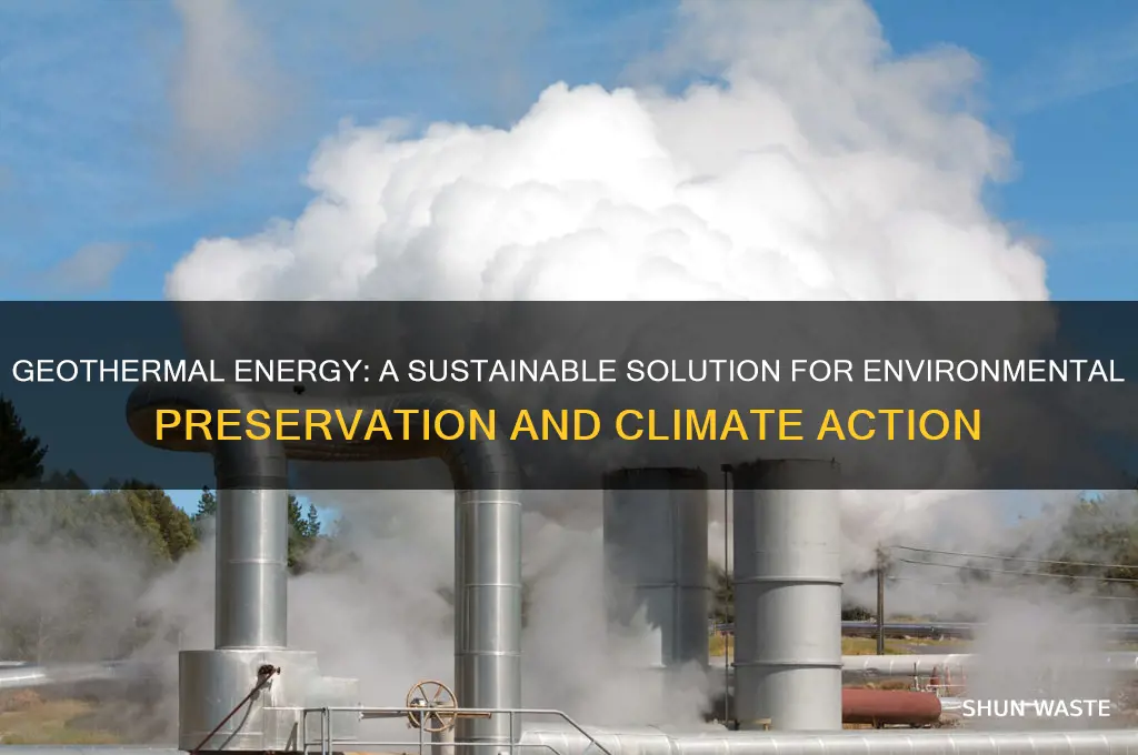 how does geothermal help the environment