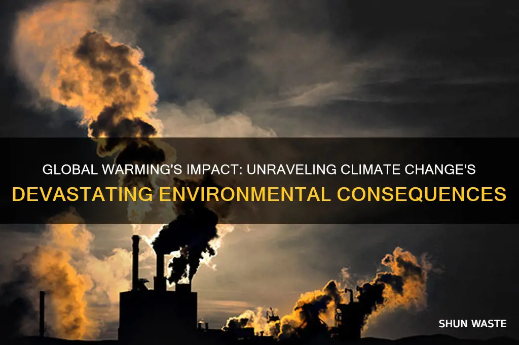 how does global warming and climate change affect the environment