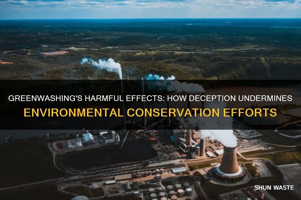 how does greenwashing impact the environment