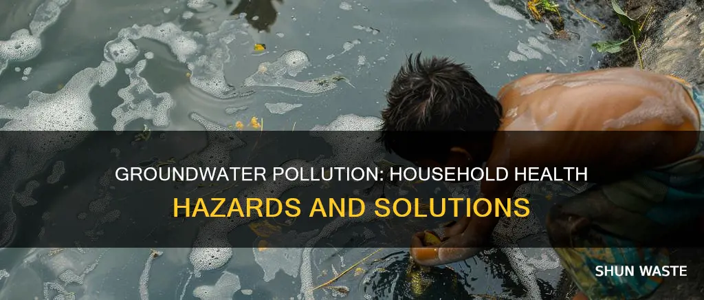 how does groundwater pollution affect households