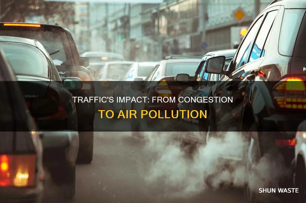 how does growing traffic cause pollution