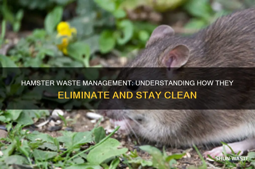 how does hamsters get rid of waste