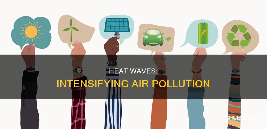 how does high temperature increase air pollution