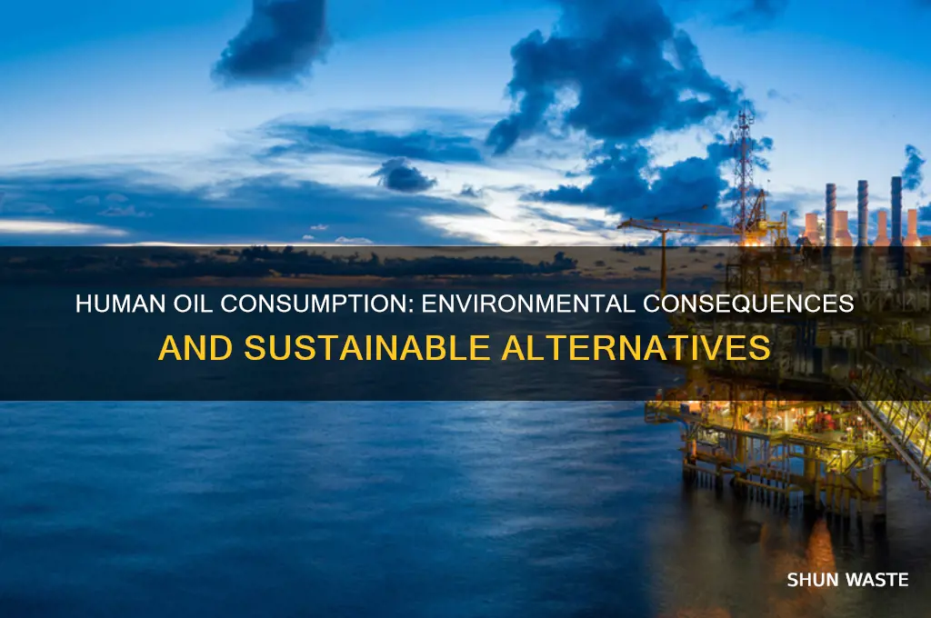 how does human consumption of oil impact the environment