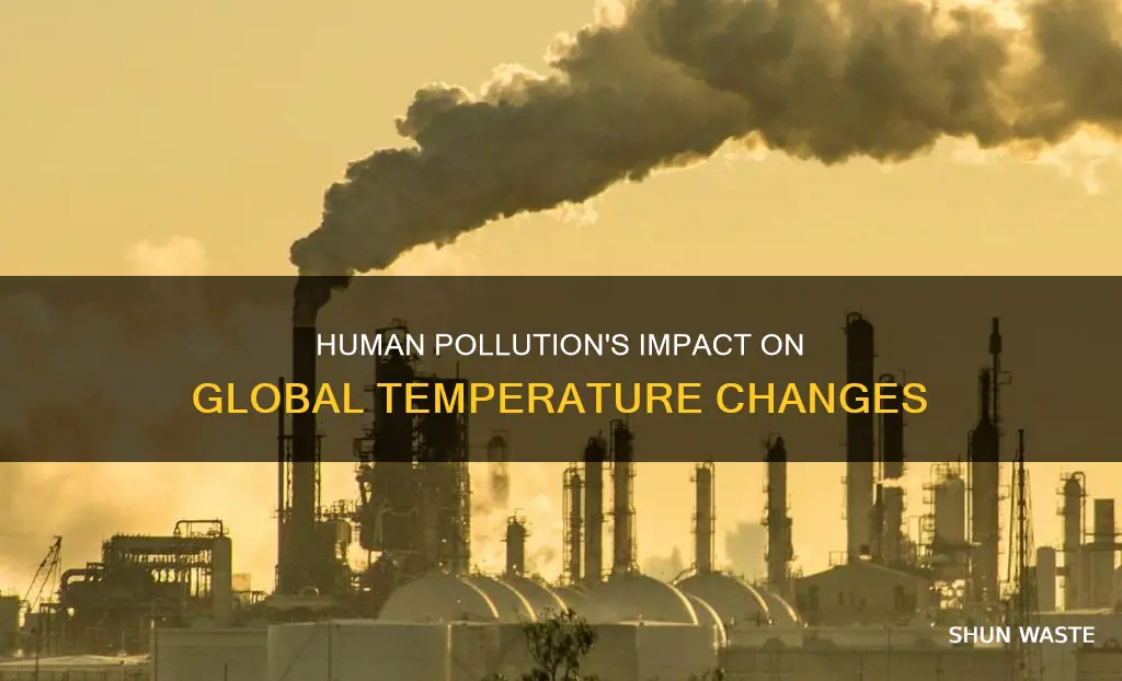 how does human pollution affect temperature