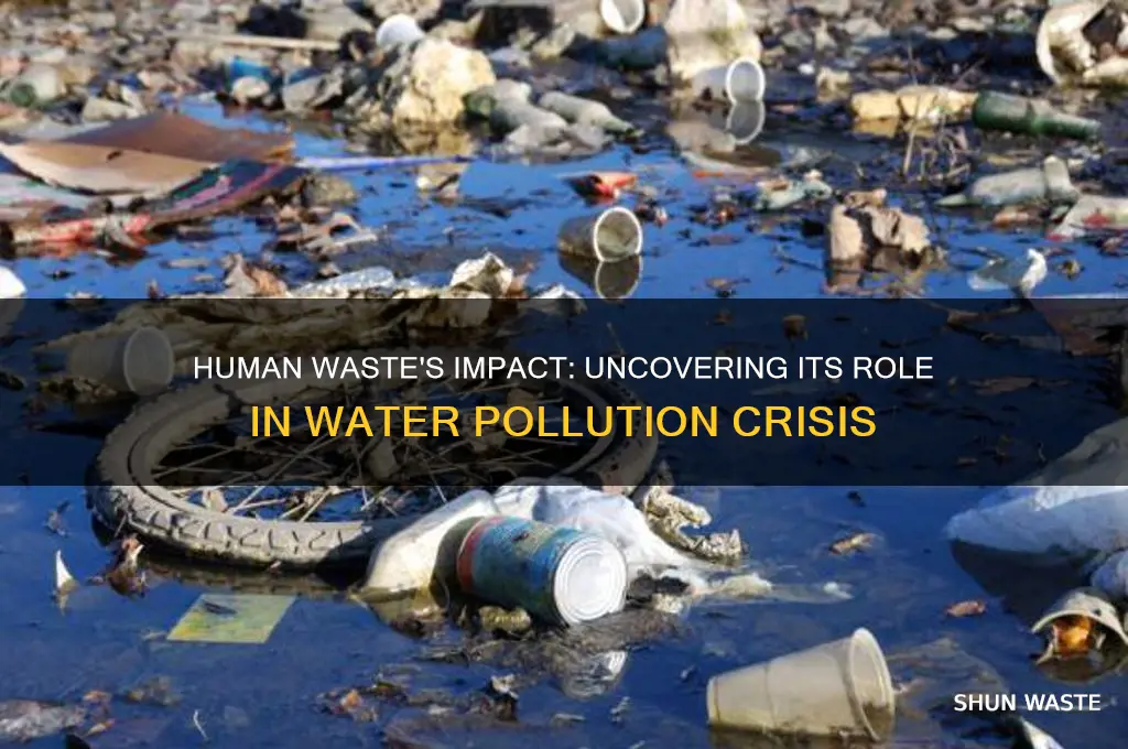 how does human waste cause water pollution