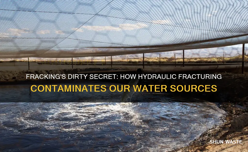 how does hydraulic fracturing pollute water